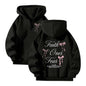 Lovellx Women's Hoodies with Butterfly Letter Print Long Sleeves Hooded Christian Jesus God Graphic Hoodies Harajuku Pulllovers