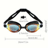 Fashion Swimming Set Goggles Earplugs Nose Clips Swim Cap Anti-Fog UV-Proof Waterproof Unisex Adult Training Essential Swimming