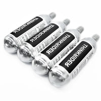 ThinkRider 16g Threaded CO2 Cartridges or CO2 Inflator for Bike Tires - Cartridge for CO2 Inflator with Threaded Connection EzBuyCo