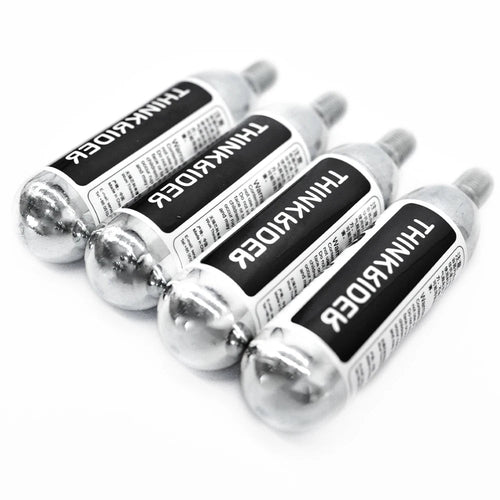 ThinkRider 16g Threaded CO2 Cartridges or CO2 Inflator for Bike Tires - Cartridge for CO2 Inflator with Threaded Connection EzBuyCo