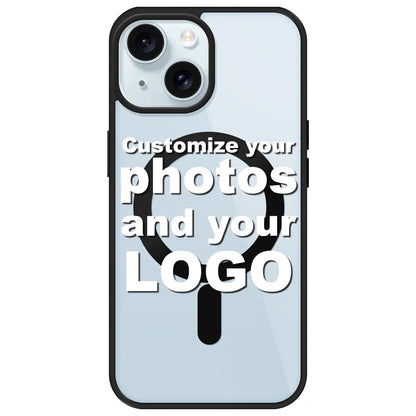 Magnetic Pattern Customized Acrylic Matte Phone Case For iPhone16 15 14 13 12 11 Pro Max XS Shockproof birthday gift surprise
