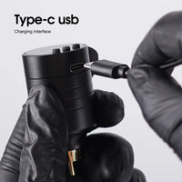 Dragonhawk Wireless Tattoo Gun Kit Cordless Rotary Tattoo Pen Machine Kit Pro Tattoo Needles Cartridges Set Black Tattoo Inks