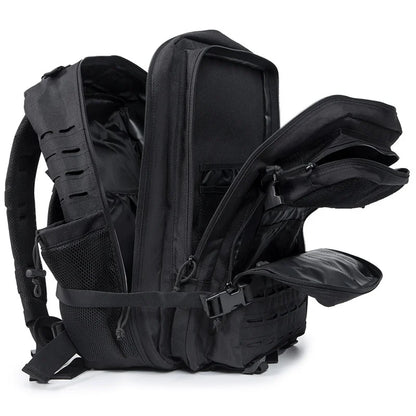 45L Molle Tactical Backpack Bag Hunting MOLLE Backpack GYM For Men EDC Outdoor Hiking Survival Rucksack Witch Bottle Holder