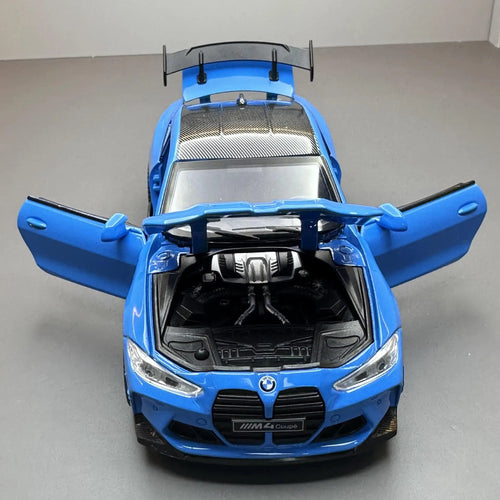 1:32 BMW M4 Coupe Alloy Sports Car Model Diecasts & Toy Vehicles Metal Toy Car Model Sound Light Simulation Collection Gift EzBuyCo