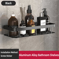 Wall Hanging Corner Rectangular Rack Bathroom Shelf Towel Rack Shelves Wall Shower  Shampoo Rack No Drill Shelf Tripod