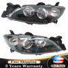 Headlight Car Assembly For 2004 2005 2006 2007 2008 2009 Mazda 3 Sedan Right Passenger Side/ Left Driver Side/ Pair
