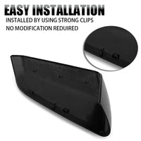 1Pair Glossy Black Car Side Rear View Mirror Cover Caps for Chevy Equinox Terrain GMC Terrain 2018 2019 2020 2021 2022 2023