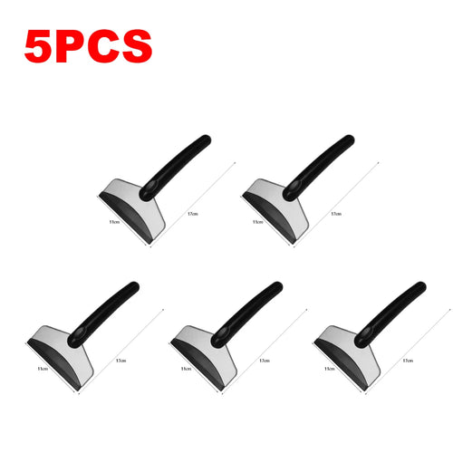1-5PCS Snow Removal Scraper Portable Windshield Ice Scraper Stainless Steel Frost Removal Tool For Car Window Snow Cleaning Tool
