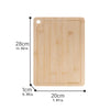 Outdoor Camping Bamboo Chopping Board Multi-functional Mini Cutting Defrosting Board