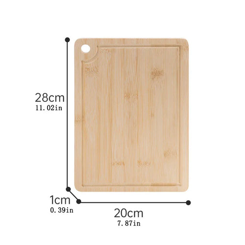 Outdoor Camping Bamboo Chopping Board Multi-functional Mini Cutting Defrosting Board