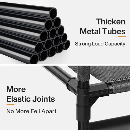 bookshelf with 4 Bins Drawers for Closet Entryway, Vertical Shoe Racks Free Standing wardrobes, clothes rack