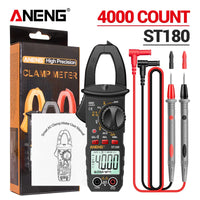 ANENG ST180  Digital Clamp Multimeter Meter AC Current  4000 Counts Ammeter Voltage Tester Car Amp Hz Capacitance NCV Ohm Tool