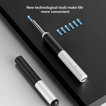 Ear Wax Removal Wireless Intelligent Visual Ear Picker 1080P 3.9MM HD Otoscope with 6 LED Ear Cleaner for iOS & Android