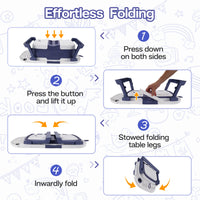 Baby Bathtub,Baby Bath Tub with Soft Cushion & Thermometer,Baby Bathtub Newborn to Toddler 0-36 Months,Portable Travel Baby Tub