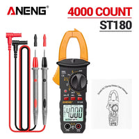 ANENG ST180  Digital Clamp Multimeter Meter AC Current  4000 Counts Ammeter Voltage Tester Car Amp Hz Capacitance NCV Ohm Tool