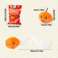 Pet Food Hiding Toy Plush Snack Bag Dog Training Teething Toy Interactive Feeder Dog Cat Chew Toys With Squeaker Hide Food Toys
