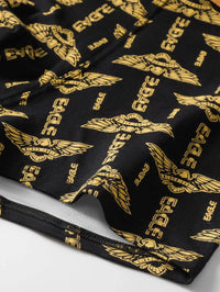 4 pieces - men's underwear briefs, trend-print boxers, stylish statement men's briefs, breathable standard boxers