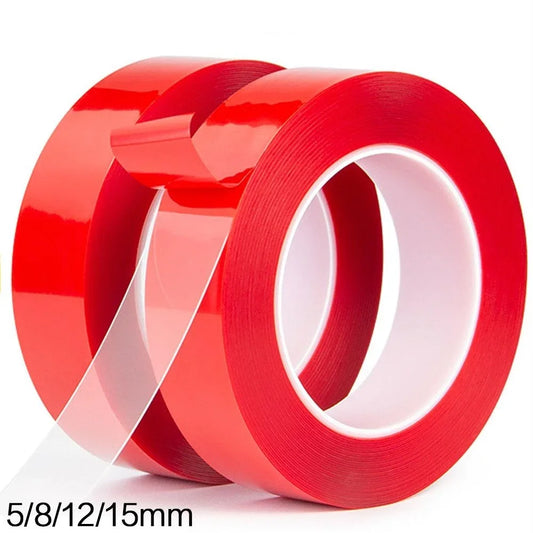 JYY 5/8/12/15MM Double Sided Tape Strong Clear Transparent Acrylic Foam Adhesive Tape Waterproof Glue Household Wall