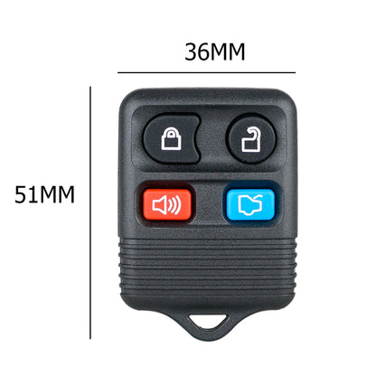 2-5pcs 4 Button Keyless Entry Fob 315MHz Keyless Entry Remote Control Clicker Transmitter for Ford Escape Excursion Expedition