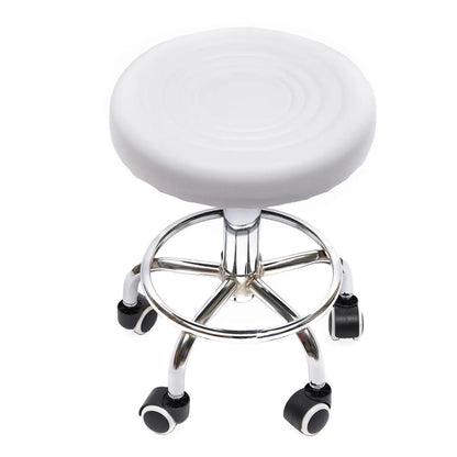Hydraulic Rolling Stool Bar Seat Rolling Chair Height Adjustable Salon Stool Seat for Hair Beauty, Spa Salon Waiting Stool Seat