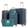 Luggage Sets 3-Piece Suitcases with Double Spinner Wheel,Suitcase Set ABS Hard Case Luggage with TSA Lock