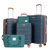 Luggage Sets 3-Piece Suitcases with Double Spinner Wheel,Suitcase Set ABS Hard Case Luggage with TSA Lock