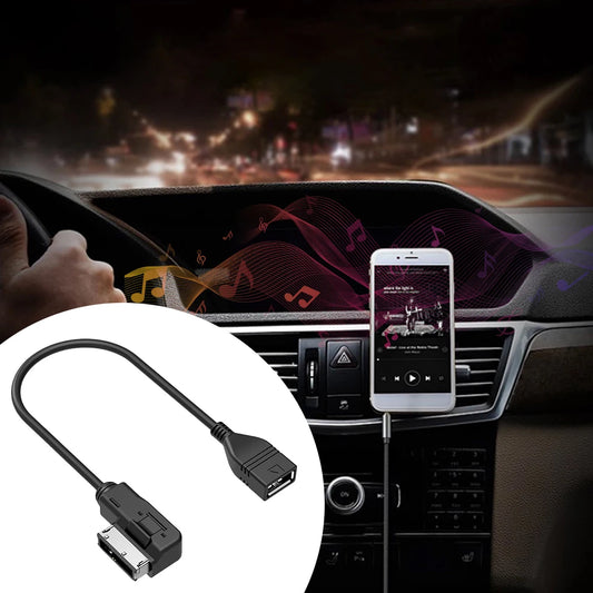 Music Media Adapter Music MDI MMI AMI To USB Female Interface USB Aux Cable Adapter for Audi A6L Q5 Q7 A8 S5 A5 A4L A3