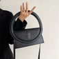 Hand-Woven Bread Women's Clutch Top Handle Satchel Shoulder Crossbody Creative Noodles Purses Underarm Bag Handbag
