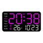 Large Digital Wall Clock Temp Date Week Display Remote Control USB Powered Table Clock Wall-mounted Dual Alarms LED Clocks