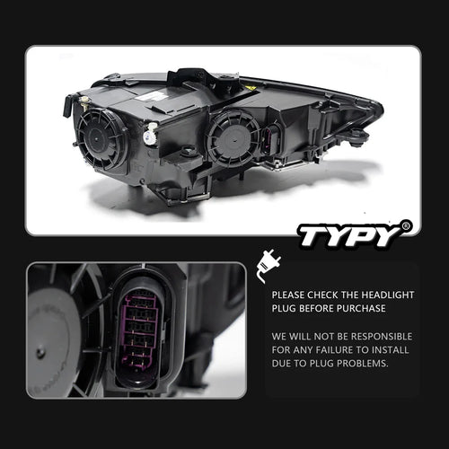 Car Headlights For Audi A3 Headlight 2013-2016 LED Headlight Projector Lens DRL Sequential Turn Signal