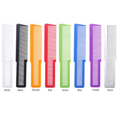 Hairdressing Carbon Fiber Anti-static Comb Wide Tooth Haircut Hair Trimmer Comb Hair Brushes Girls Ponytail Comb