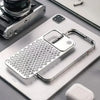 Aromatherapy Aluminum Metal Case For iPhone 15 Plus 14 13 12 Pro Max Heat Dissipation Full Shockproof Auto Popup Fragrance Cover