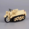 WWII Military US German Armored Vehicle MOC Building Blocks Soldiers Figure Tank Gun Carriage Medical Truck Transport Toys K033