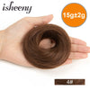 Fashion Messy Human Hair Buns Hairpieces Natural Black Brown Blonde Colors Ponytail Scrunchie Hair Extension Easy to Wear 15g/pc
