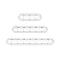 NNBILI 2024 New USB Cable Organizer Self-adhesive Cable Clips Silicone Fixer Wire Management for Home Car Interior Accessories