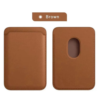 Шкіряний чохол-гаманець для iPhone 15 Pro Max Magsafe Wallet Leather Compatible For iPhone 14 13 12 Holder Card with MagSafe Magnet