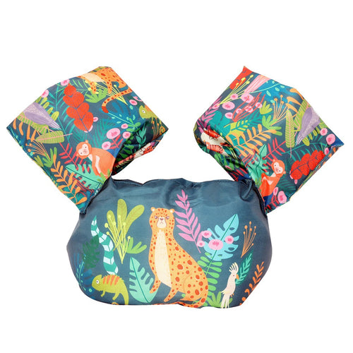 Kids Swim Vest Cartoon Water Wings Arm Floaties Children Life Vest Sea Pool Safety Swim Aid for Children Age 2 to 6 Years Old