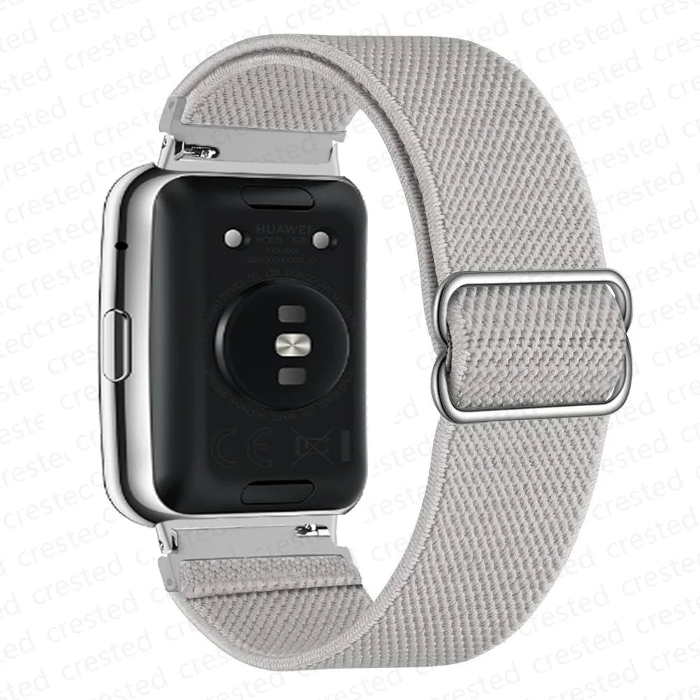 Scrunchie Band For Huawei Watch Fit 2 Strap Smartwatch Accessories Elastic Nylon Loop Bracelet Correa Huawei Watch fit2 band