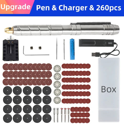 3.7V Mini Rechargeable Cordless Drill Battery Engraver Micro Rotary Tool Wireless Charging Drill Engraving Pen Electric