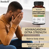 Ashwagandha 3000 mg, Black Pepper Extract, helps balance stress and manage mood, improves sleep quality