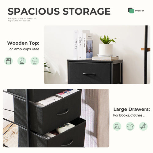 JHK 4 Fabric Living Room Cabinets Layers With Wardrobe Steel Frame Assembly Closet For Clothes Storage Cabinet Of Furniture