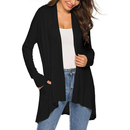 2024 Autumn Korean Women Cardigan Ladies Shawl Female Sweater Cardigans Female Long Sleeve Women Casual Thin Coats
