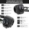 Motorcycle 1"25mm Handlebar Control Switch With Wiring Harness For Harley Softail 1996-2012 Dyna Sportster 883 1200 V-Rod