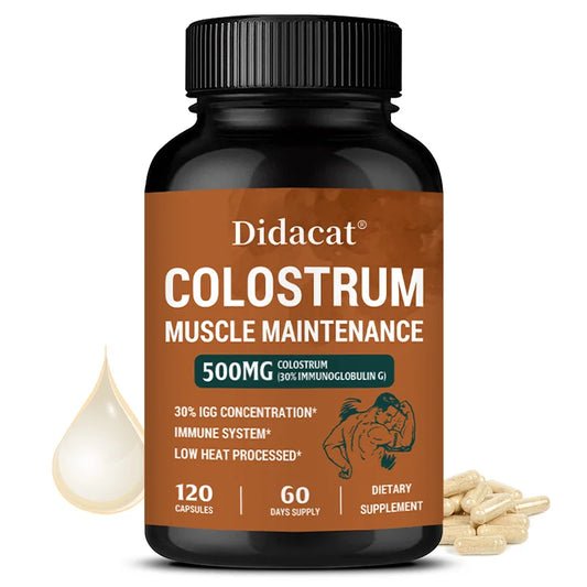 Bunkell Colostrum Supplement with IgG - Supports Muscle, Bone, Immune, Joint Health, Balanced Gut Flora and Gut Health