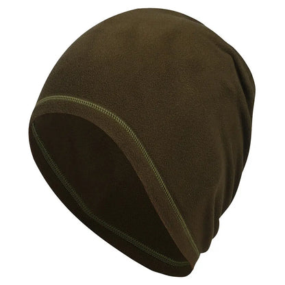 Winter Warm Running Skiing Cycling Skull Cap Helmet Liner Thermal Fleece Beanie Hat Windproof Hat Skullies for Men Women