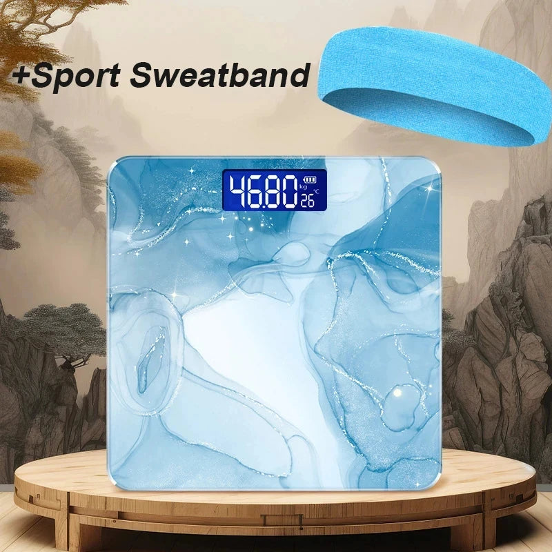 Usb Accurate Smart Electronic Scale, New Three-Dimensional Lcd Display With Accurate Sensing, Temperature Sensing Weight Scale