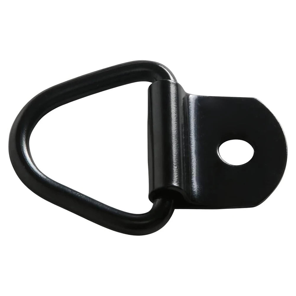 4Pcs Heavy Duty Truck Bed Tie Down Anchors Rings Trailers Hook Cargo Bolt on V Ring Tie Down Anchors Pickups Rail Accessories