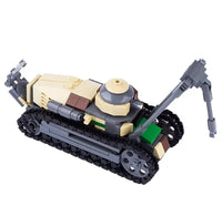 WWII Military US German Armored Vehicle MOC Building Blocks Soldiers Figure Tank Gun Carriage Medical Truck Transport Toys K033