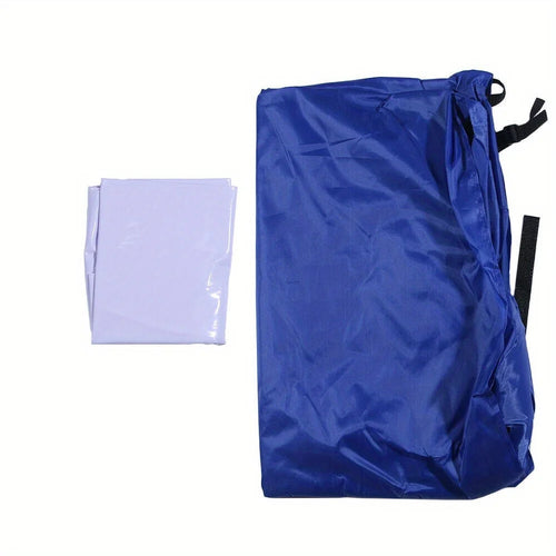 Inflatable Foldable Floating Bed Float Chair Beach Swimming Pool Raft Toy Cool Blue