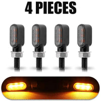 8mm Mini led Motorcycle Turn signal Light lamp Indicators Blinker clignotant moto led for honda yamaha kawasaki cafe racer 12V